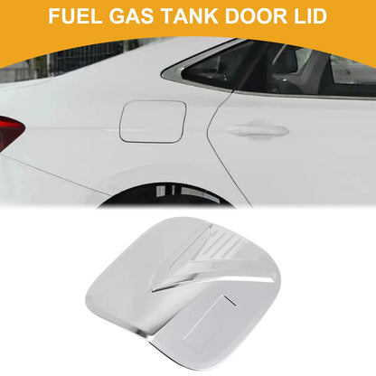 Fuel Tank Door Cap for Mitsubishi Eclipse Chrome Silver Red