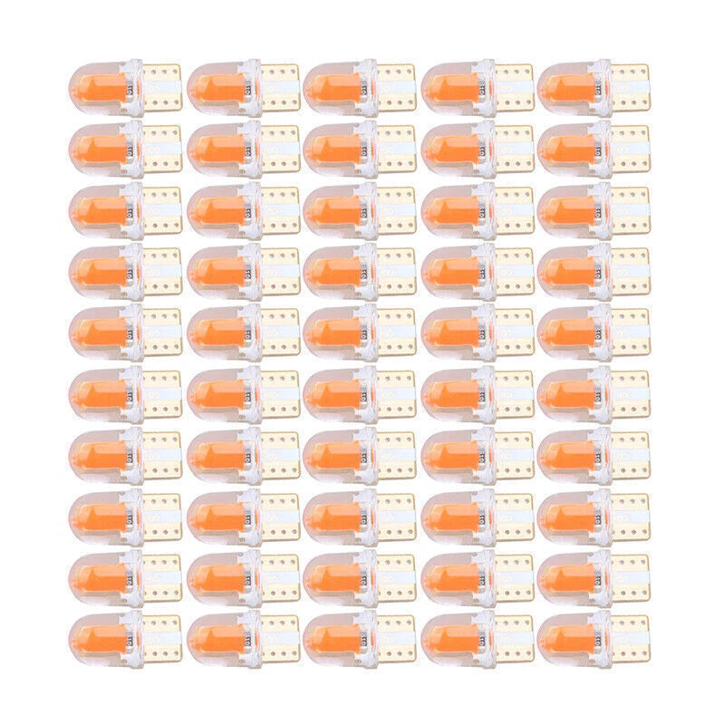 T10 194 168 W5W COB 4SMD LED CANBUS Bright Red License Light Bulb