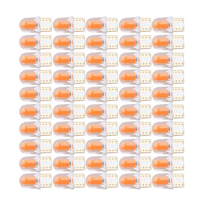 T10 194 168 W5W COB 4SMD LED CANBUS Bright Red License Light Bulb