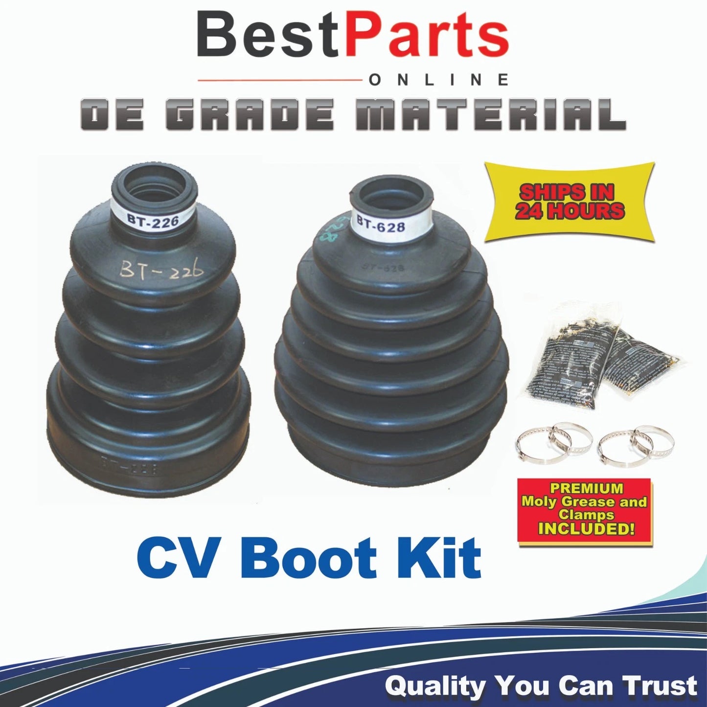 2 x CV Axle Boot for Subaru Impreza (AWD) (2004–2007)