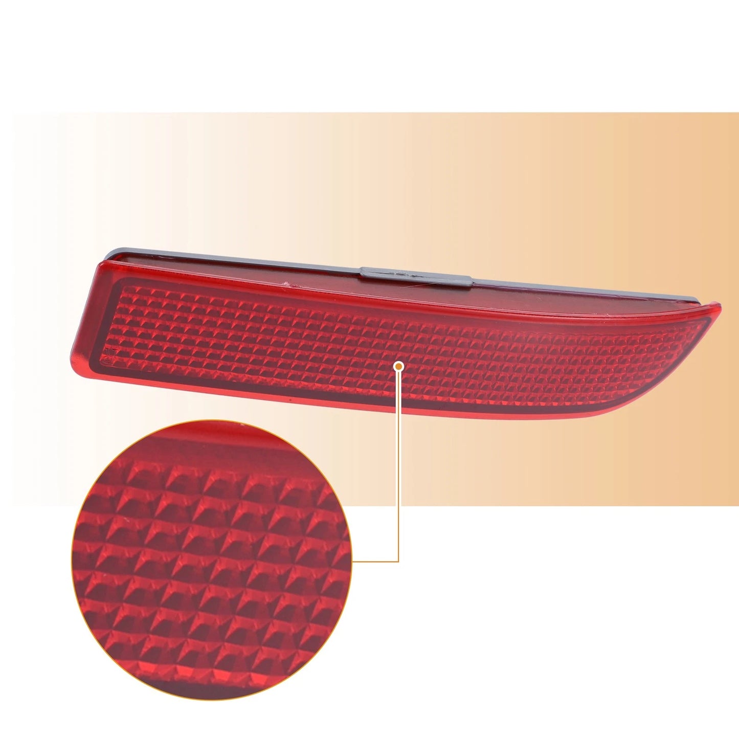 Car Rear Bumper Reflector Light Covers for Toyota RAV4 (2013-2018)