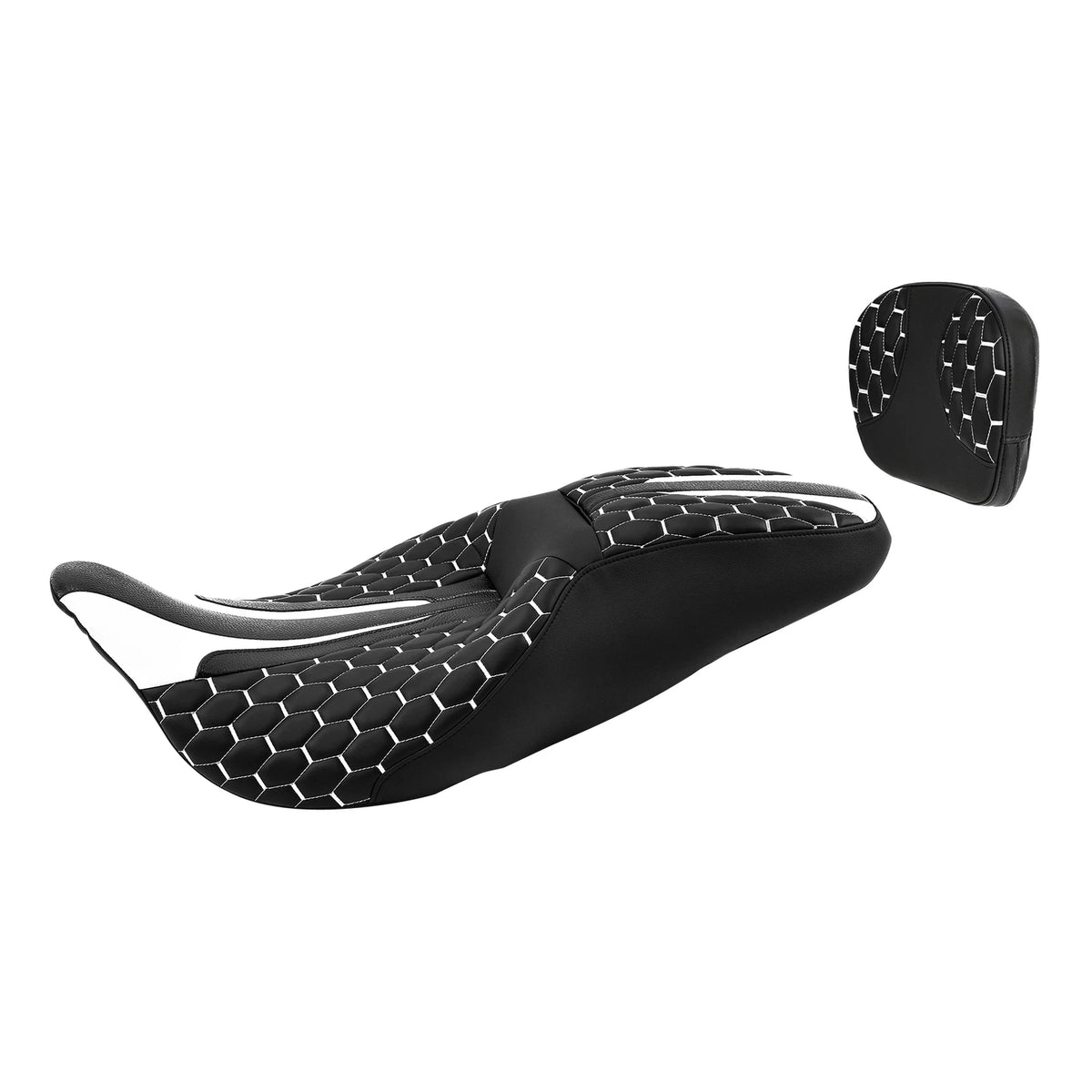 Rider Passenger Seat Sissy Bar Backrest for Harley Street Glide (2009-2023)