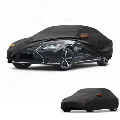 Waterproof All Weather Car Cover for Lexus LS Sedan Black (2018-2023)