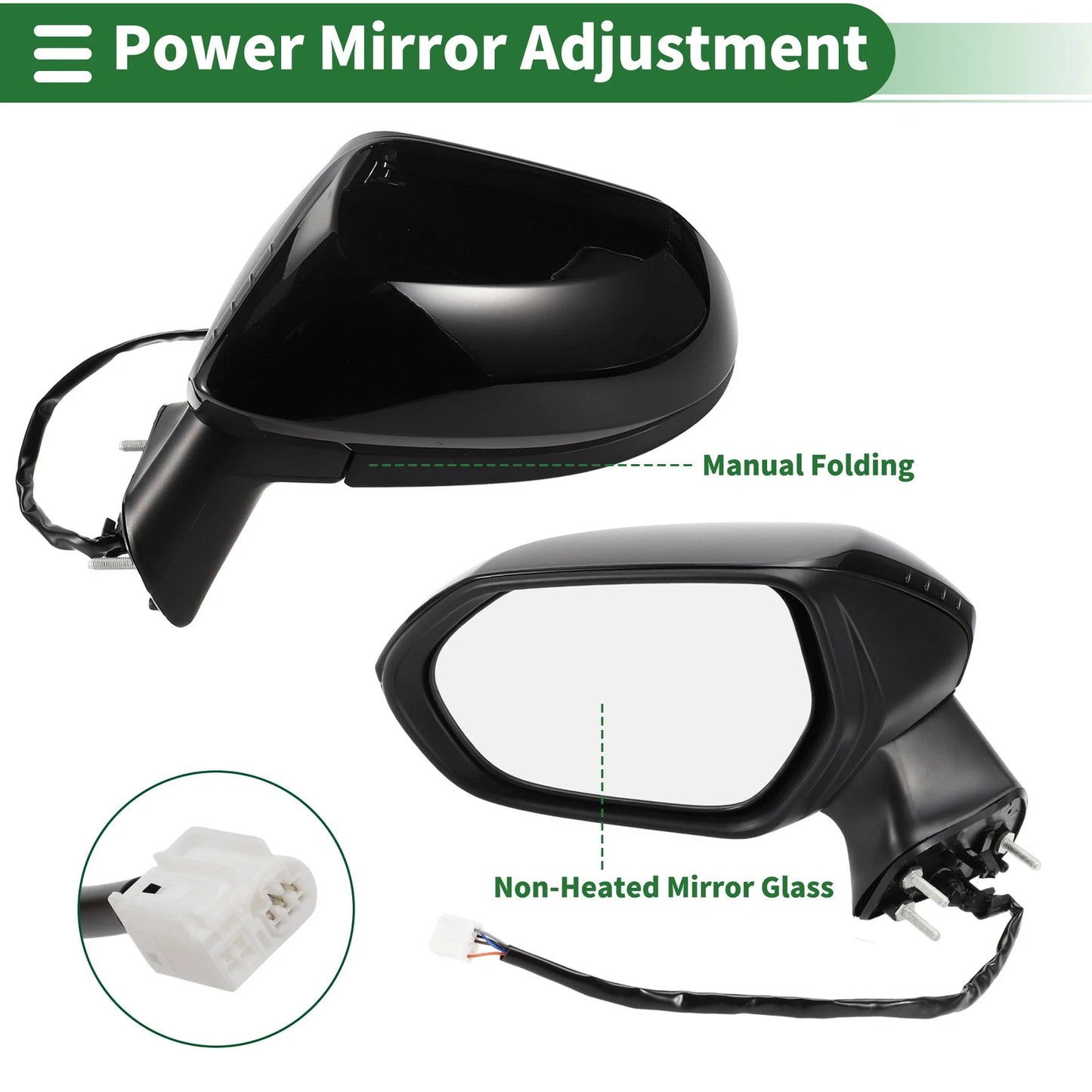 Left Side Door Mirror for Toyota Corolla