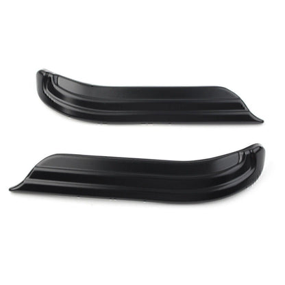 Black Louvered Swingarm Covers for Harley Touring Dresser (2009-2020)