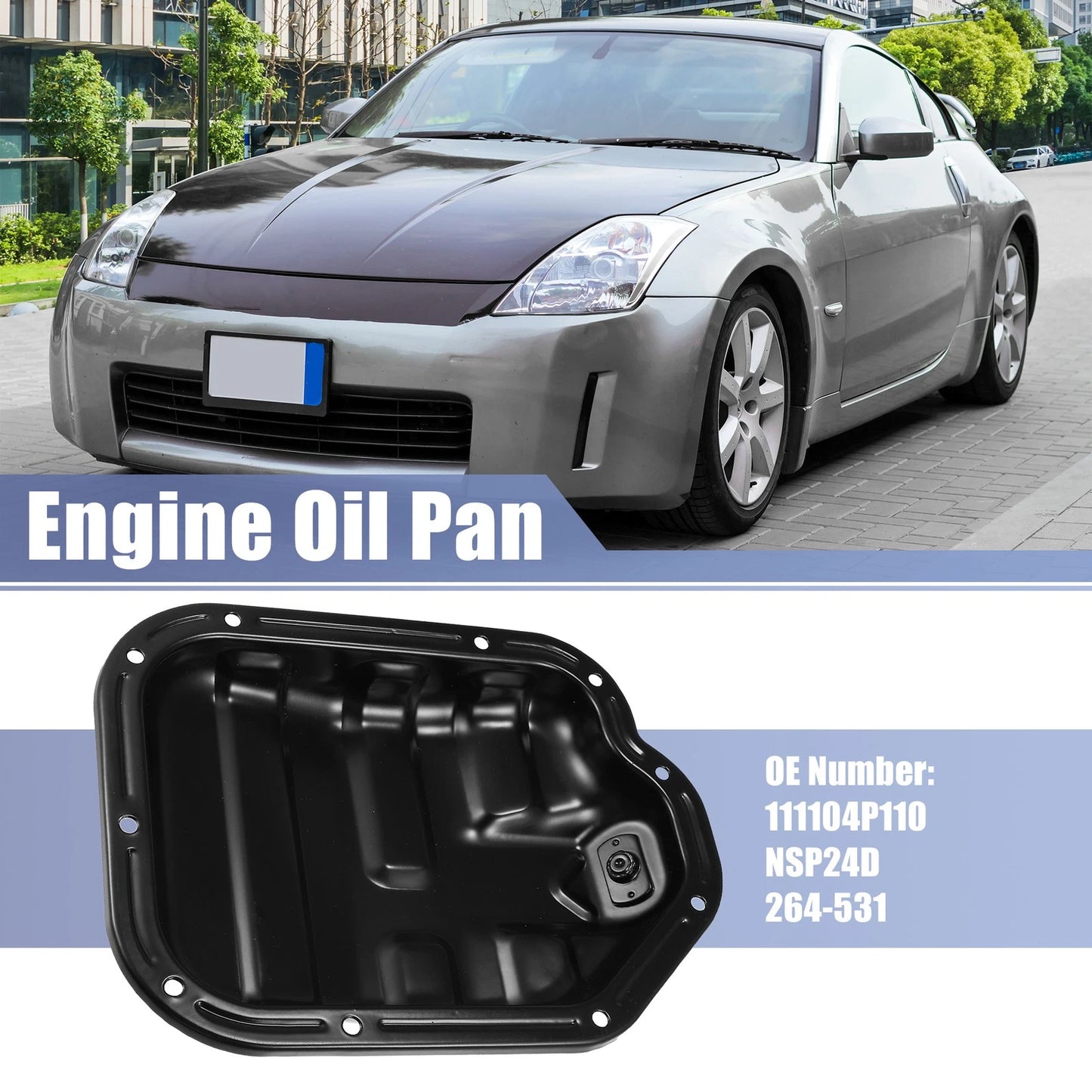 Oil Pan for Nissan 350Z, Infiniti G35, M35, FX35 (2003-2008)