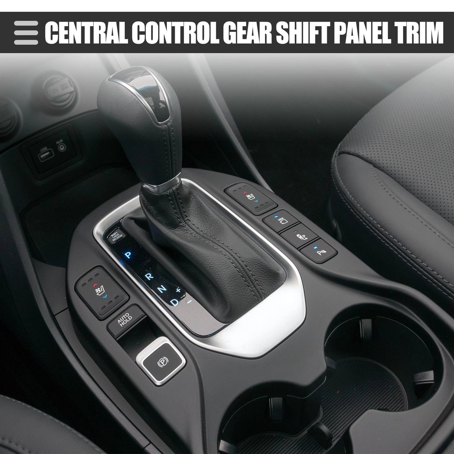 Carbon Fiber Gear Shift Panel Trim for Dodge Durango (2014 - 2017)