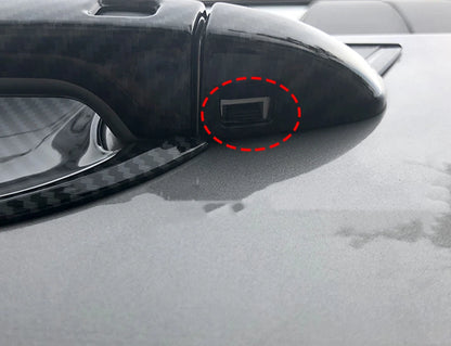External Door Handle Cover Carbon Fiber Style for Kia Forte Cerato K3 (2019–2021)
