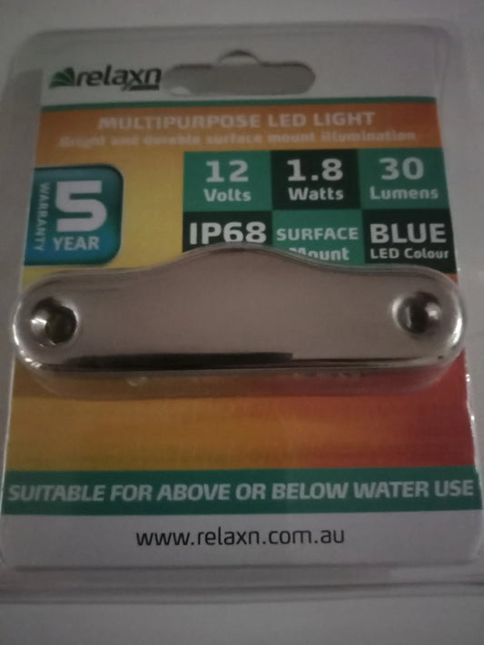 Waterproof IP68 Multi-Purpose Blue LED 12V Underwater/Courtesy Light