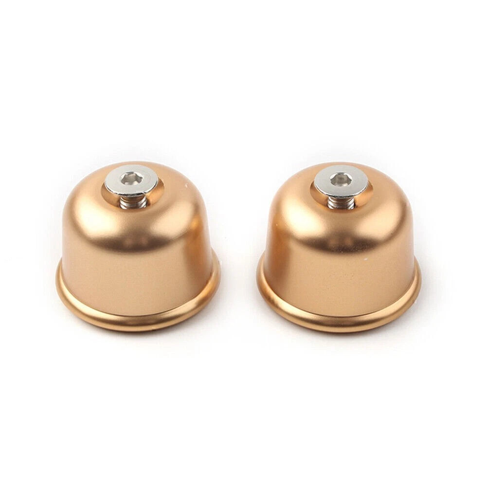 Gold Handle Bar Ends Caps for Triumph STREET/SPEED TWIN T120 (2016-2020)