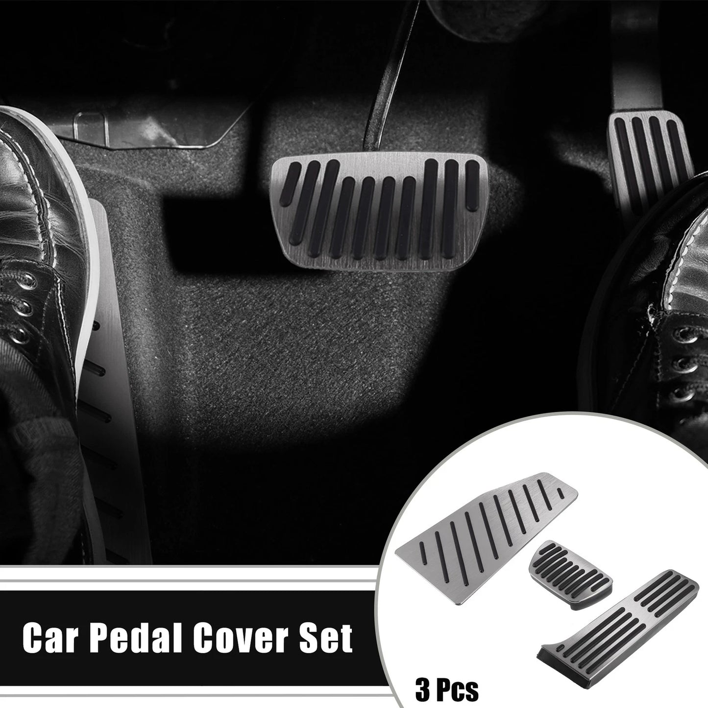 Aluminum Alloy Gas Brake Footrest Pedal Pad for Toyota Rav4 (2019-2023)