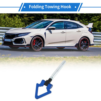 Folding Screw-on Tow Hooks for Toyota Avanza (Blue)