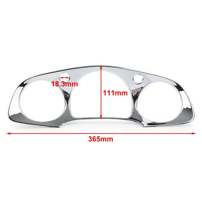 Chrome Instrument Panel Accent Cover Trim for Honda Goldwing GL1800 (2001-2005)