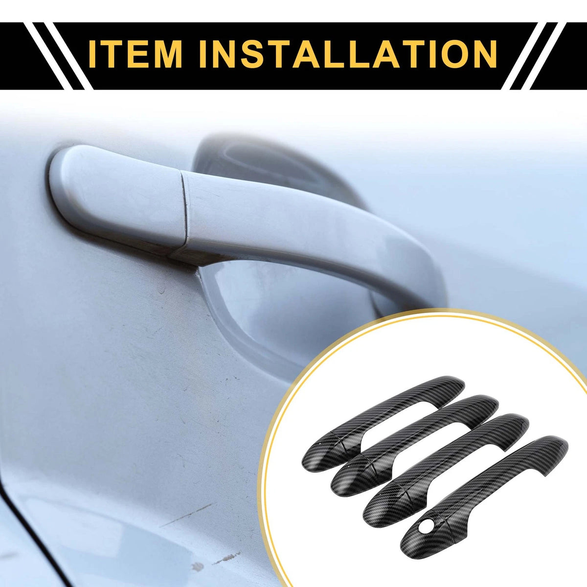 4pcs Exterior Door Handle Covers for Toyota Tacoma (2016-2023)