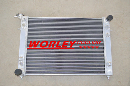 Aluminum Radiator + Blue Hoses for Holden Commodore VS V6 3.8L (1995-1997)