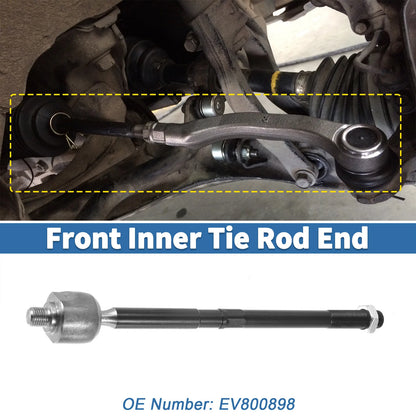 2 x Front Inner Tie Rod End Links for Dodge Ram 1500 (2011-2012)