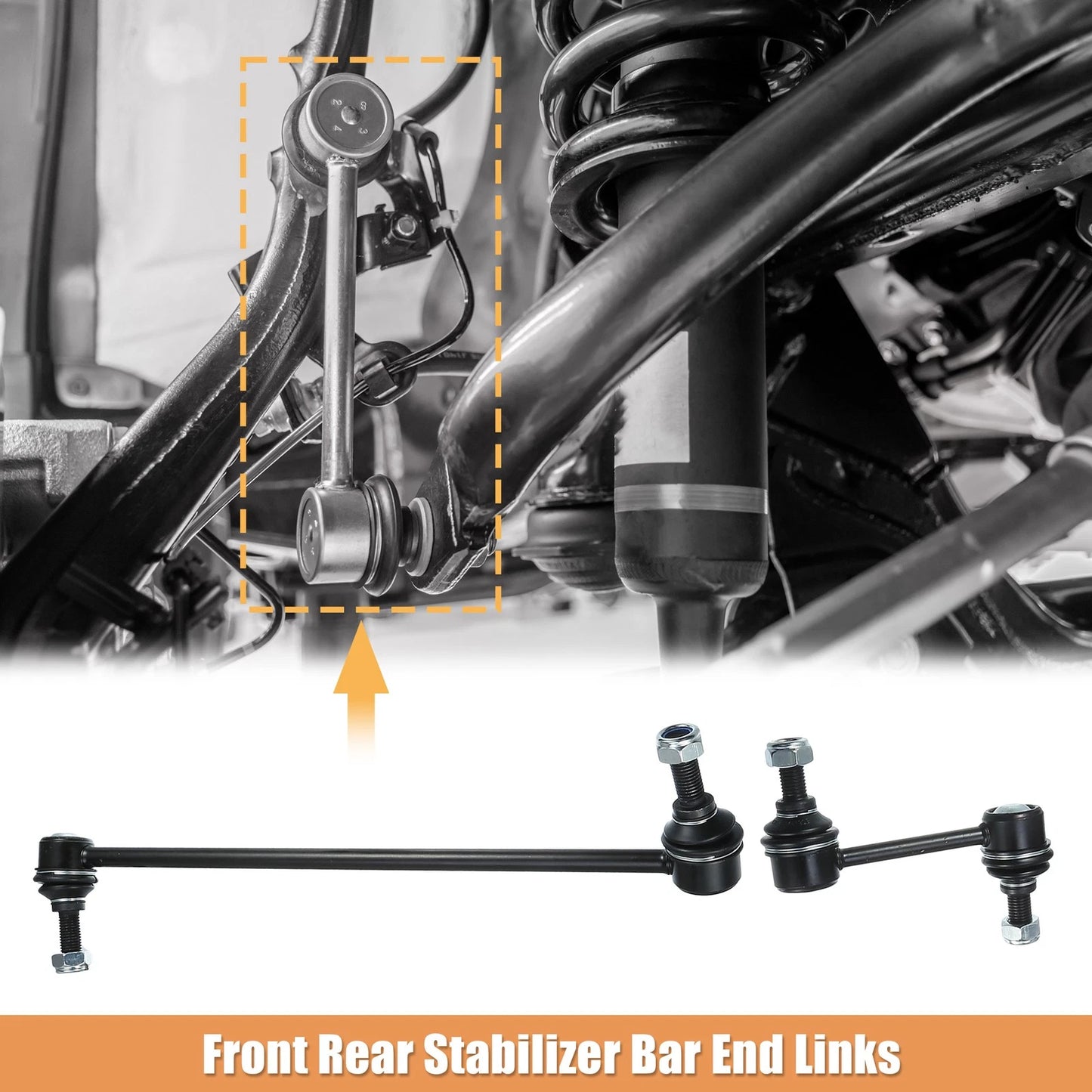 4pcs Stabilizer Sway Bar Links for Hyundai Santa Fe (2007-2012)