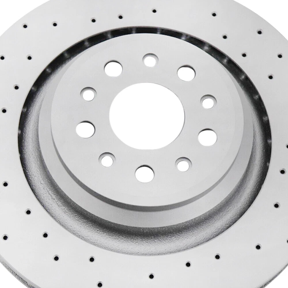 2x Rear Brake Rotors for Maserati Ghibli S Sq4 (2014–2016)