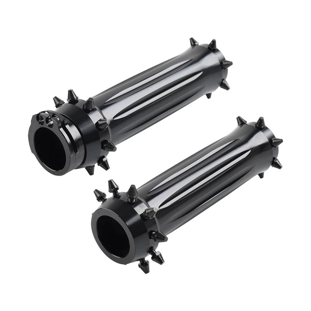 1'' Spikes Motorcycle Hand Grips for Harley Touring Dyna Softail (2000-2023)