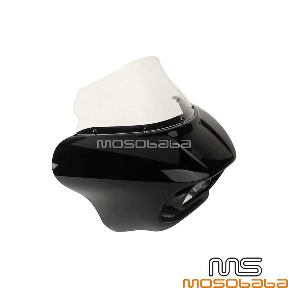 9" Headlight Fairing Windshield for Harley Softail Fat Bob FXFB FXFBS (2018-2019)