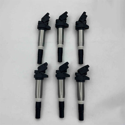 6Pcs Ignition Coils 3-Pin Connector for BMW 1 Series M E82 E88 320i E46 E60 (2008-2013)