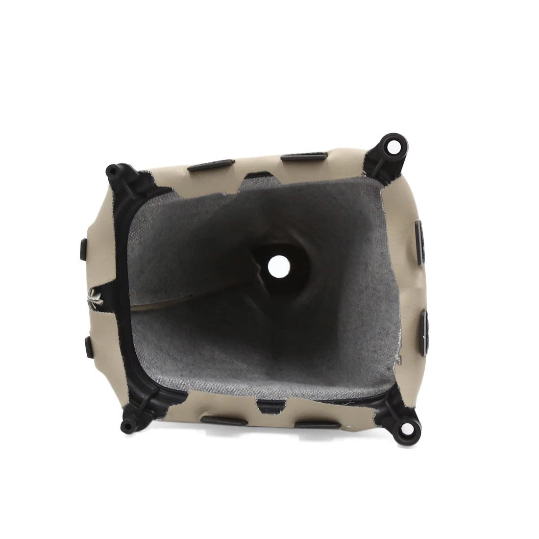 Beige Faux Leather Gear Shift Knob Boot Dust Cover for Mazda 323