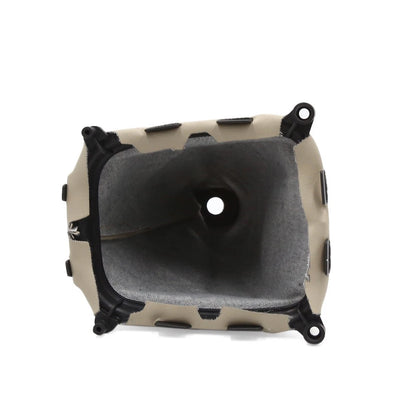 Beige Faux Leather Gear Shift Knob Boot Dust Cover for Mazda 323