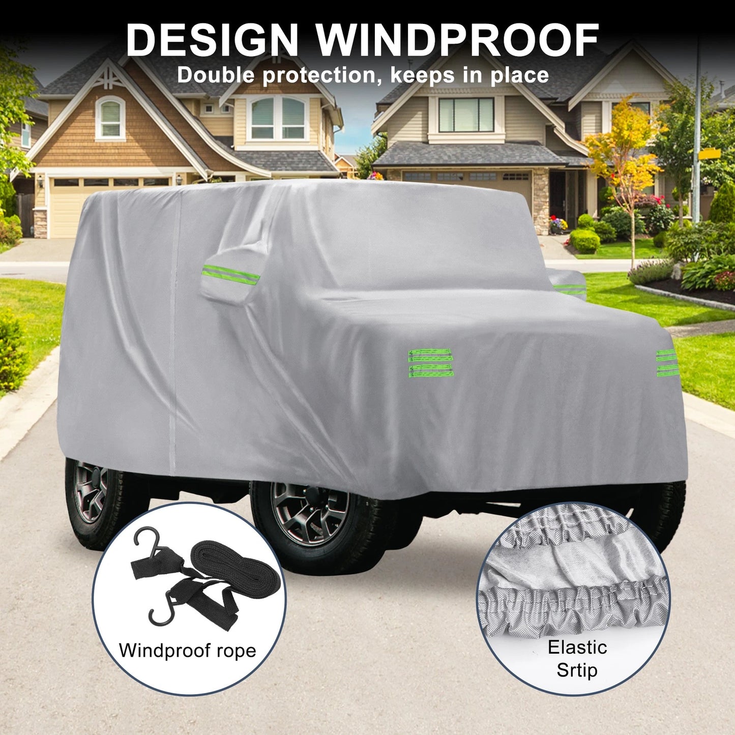 Waterproof Car Cover for Jimny JB64W/JB74W (385x148x160cm) 2018-2023