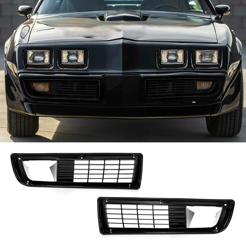 Front Nose Bumper Grill Cover Set for 1979-1981 Pontiac Firebird Trans Am