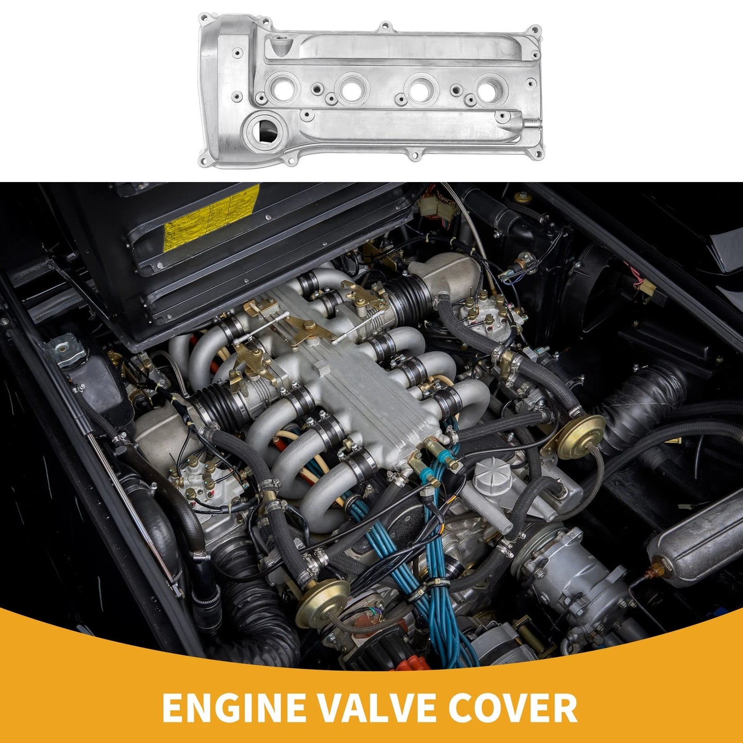 Front Engine Valve Cover 1 x for Toyota Camry 2.4L (2002–2011)
