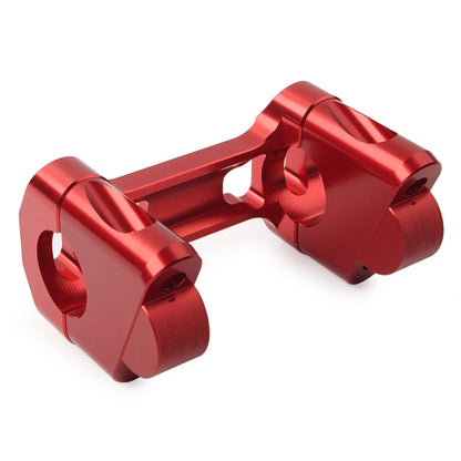 Red CNC Height Riser Handlebar Clip Adapter for BMW R1200GS LC/Adventure (2014-2020)