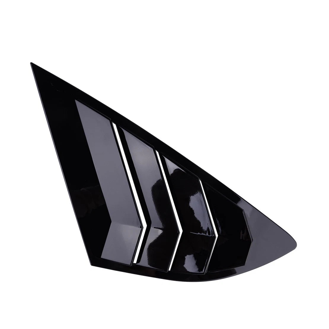 2 x Rear Window Louver Covers for Ford Fusion Mondeo (2013-2020)