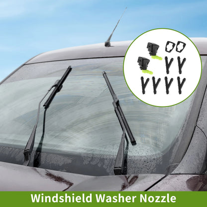 Windshield Washer Nozzle w/ Hose Connector for Toyota