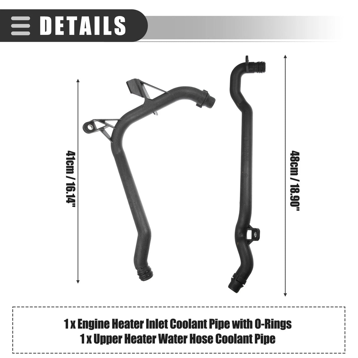 Coolant Radiator Hose Set for BMW 323 325 328 330 (2000-2006)