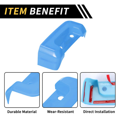 Rear Door Latch Lock Cover Trim for Jeep Wrangler JL JLU (2018-2024)
