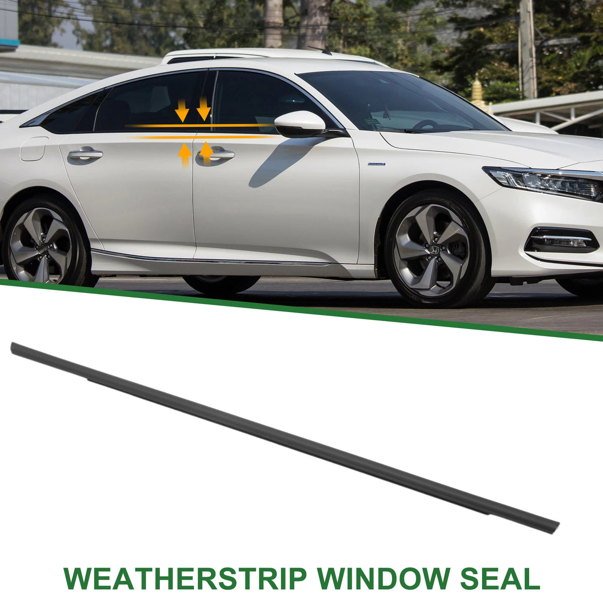 Rear Left Weatherstrip Window Seal for Honda Accord (2018-2021)