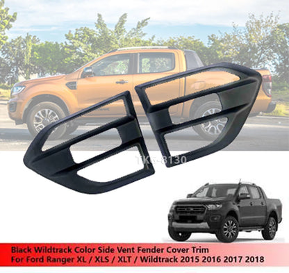 Side Vent Covers for Ford Ranger XL XLS XLT Wildtrack (2015-2018)