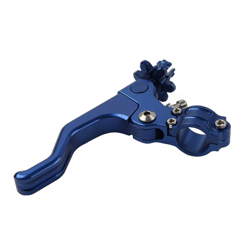 Stunt Clutch Lever 7/8" for Universal Motorcycle - Performance Cable Pull, Blue