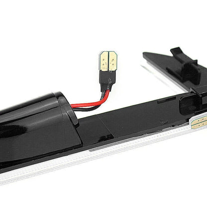 2 x Rear Clear & Red LED Bumper Side Marker Lights for Ford Mustang (2015-2023)