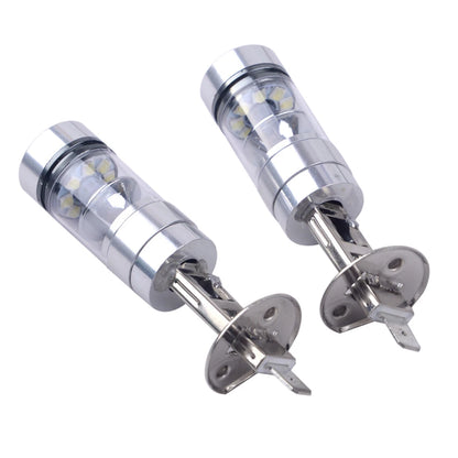 8500K 100W LED White Projector Fog Driving DRL Light Bulbs for Car