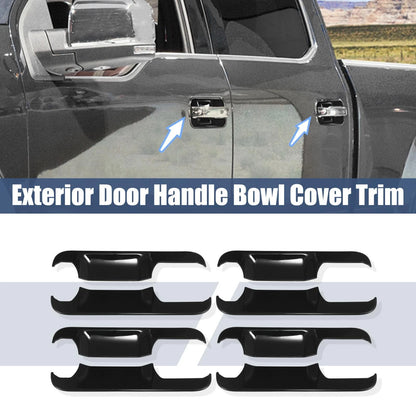 8 x Exterior Door Handle Bowl Cover Trim Stickers for Ford F-150 (2015-2020)