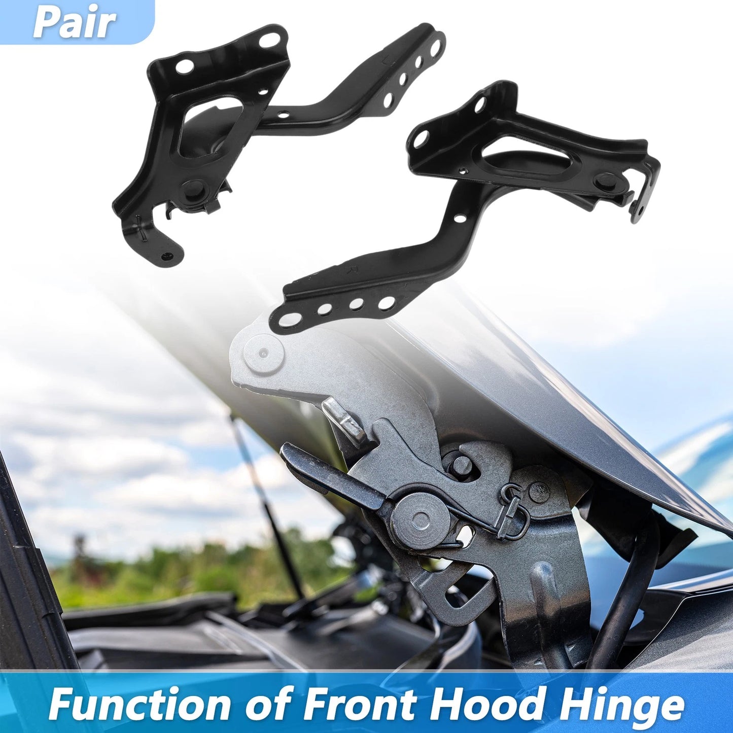 Hood Hinge for Toyota RAV4 2019-2023 ( No.5341042140, 5342042140)