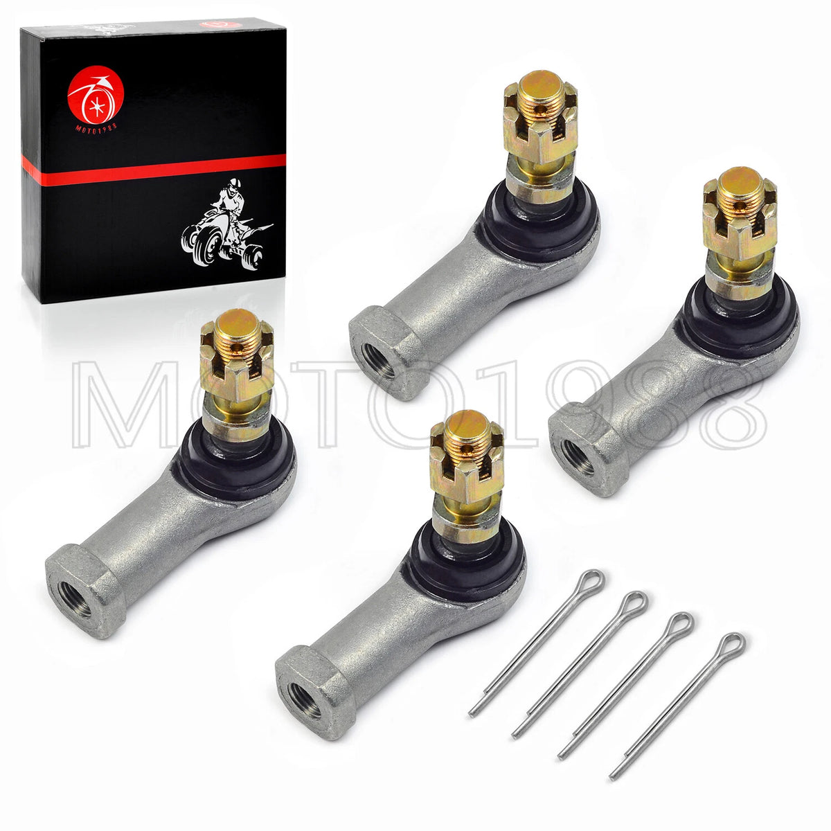 Tie Rod End Kit 2 x Left & Right for Honda TRX300FW Fourtrax (1988–2000)