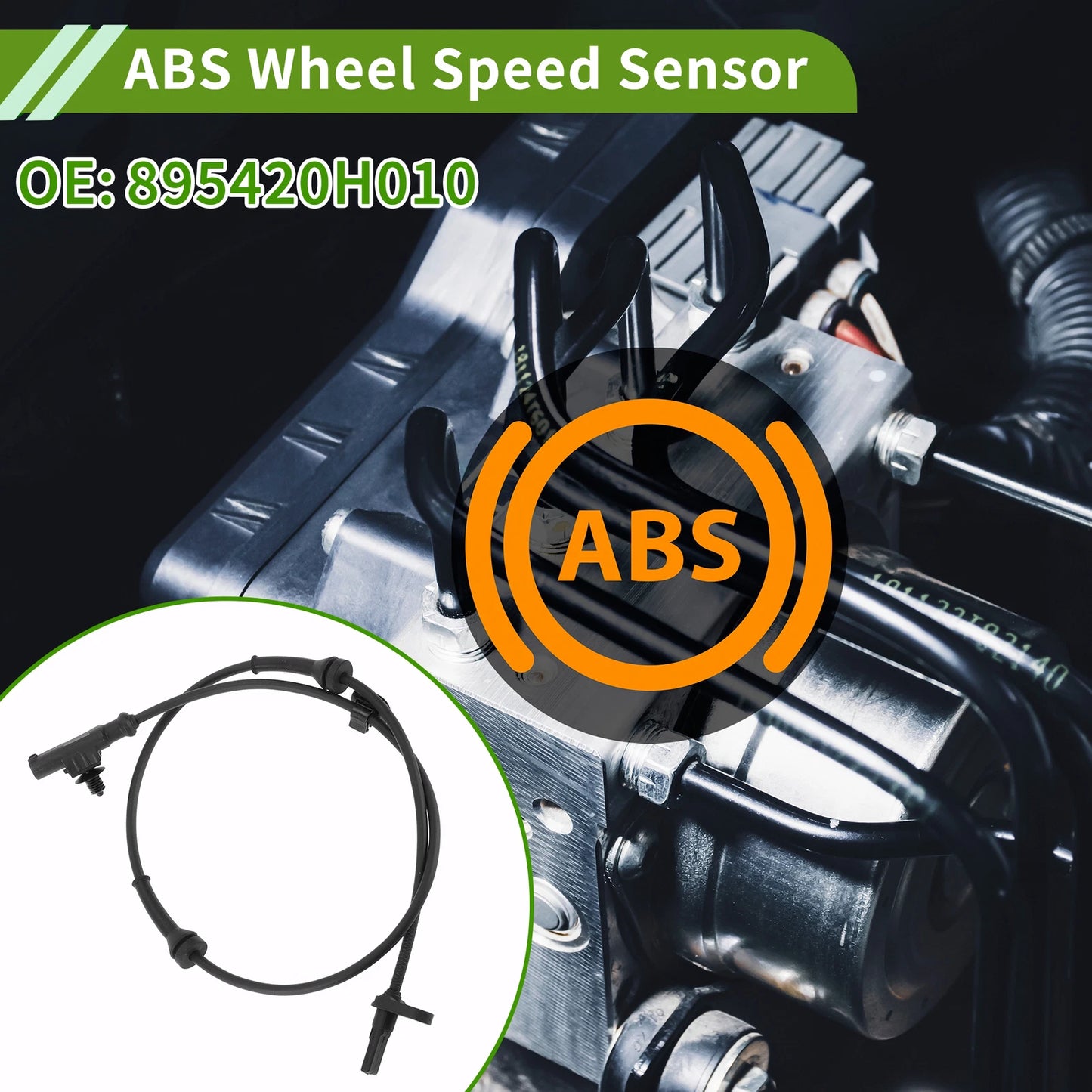 ABS Wheel Speed Sensor for Toyota Aygo (2005-2023) - 1 x Front Right
