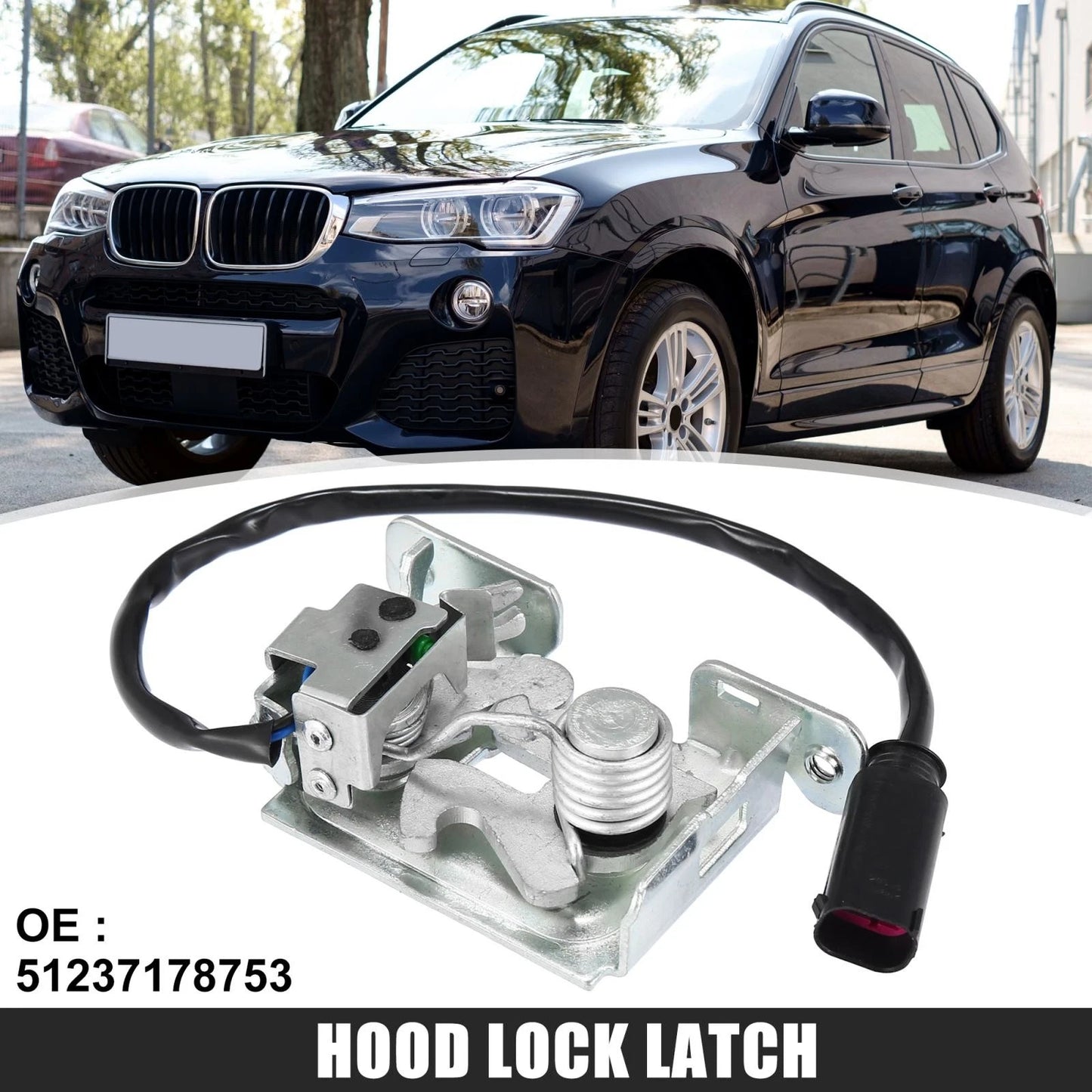 Hood Catch Lock Latch for BMW X5 X6