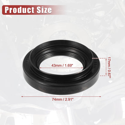 Crankshaft Seal for Toyota Land Cruiser 2007-2015 (2 x Seals)