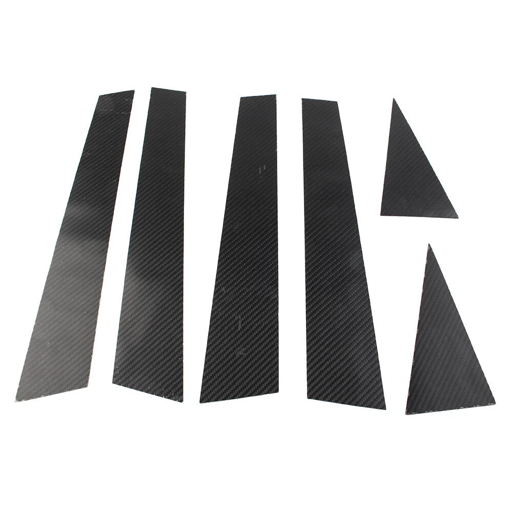 6 Pcs Car Exterior Door Window B Pillar Post Covers for Audi Q5 (2012-2017)