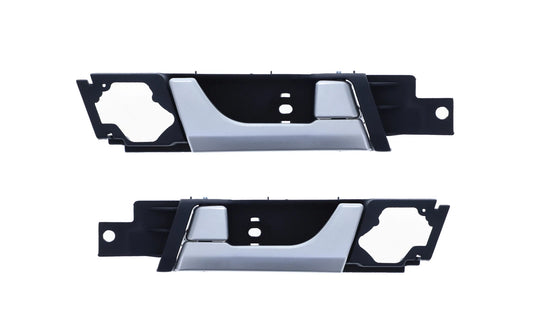 2 x Front Left & Right Inner Door Handles Silver for Holden Captiva (2006-2014)