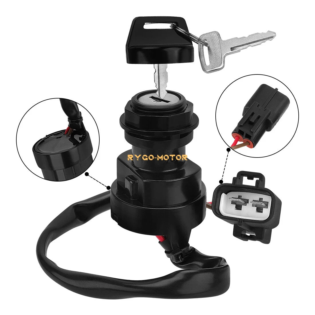 Ignition Key Switch for Yamaha Grizzly 700/700R (2007–2023)
