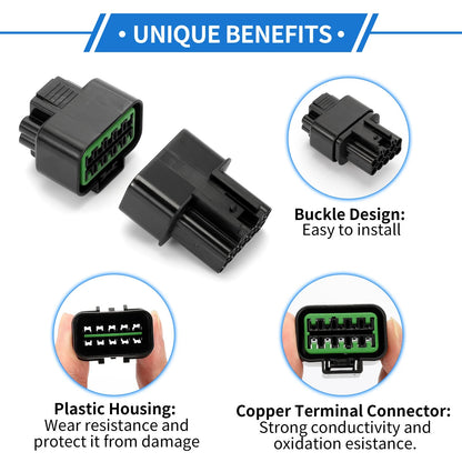 10 Pin Car Wiring Harness Connector Plug for Hyundai Kia
